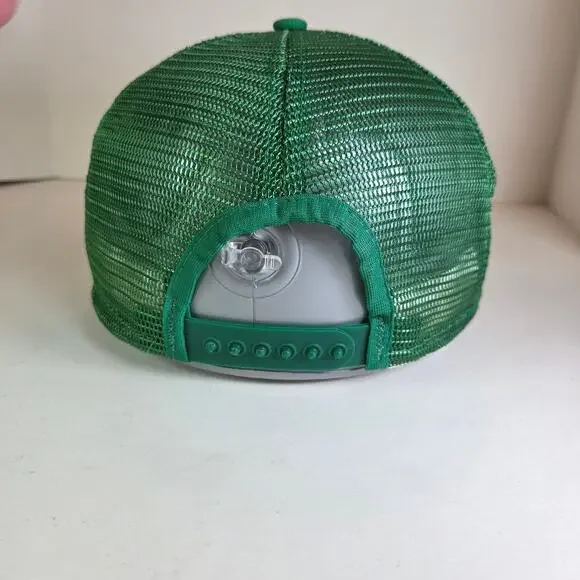 Vintage Philadelphia Eagles AJD Lucky Stripes Trucker Hat Snapback USA